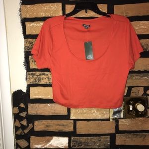 Bright Orange Crop Top 🍊